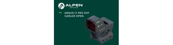 Kollimaatorsihik Alpen Argus LT 1x26x23