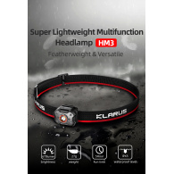 Pealamp Klarus HM3 670Lum Black