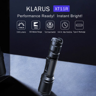 Taskulamp Klarus XT11R 1300Lum